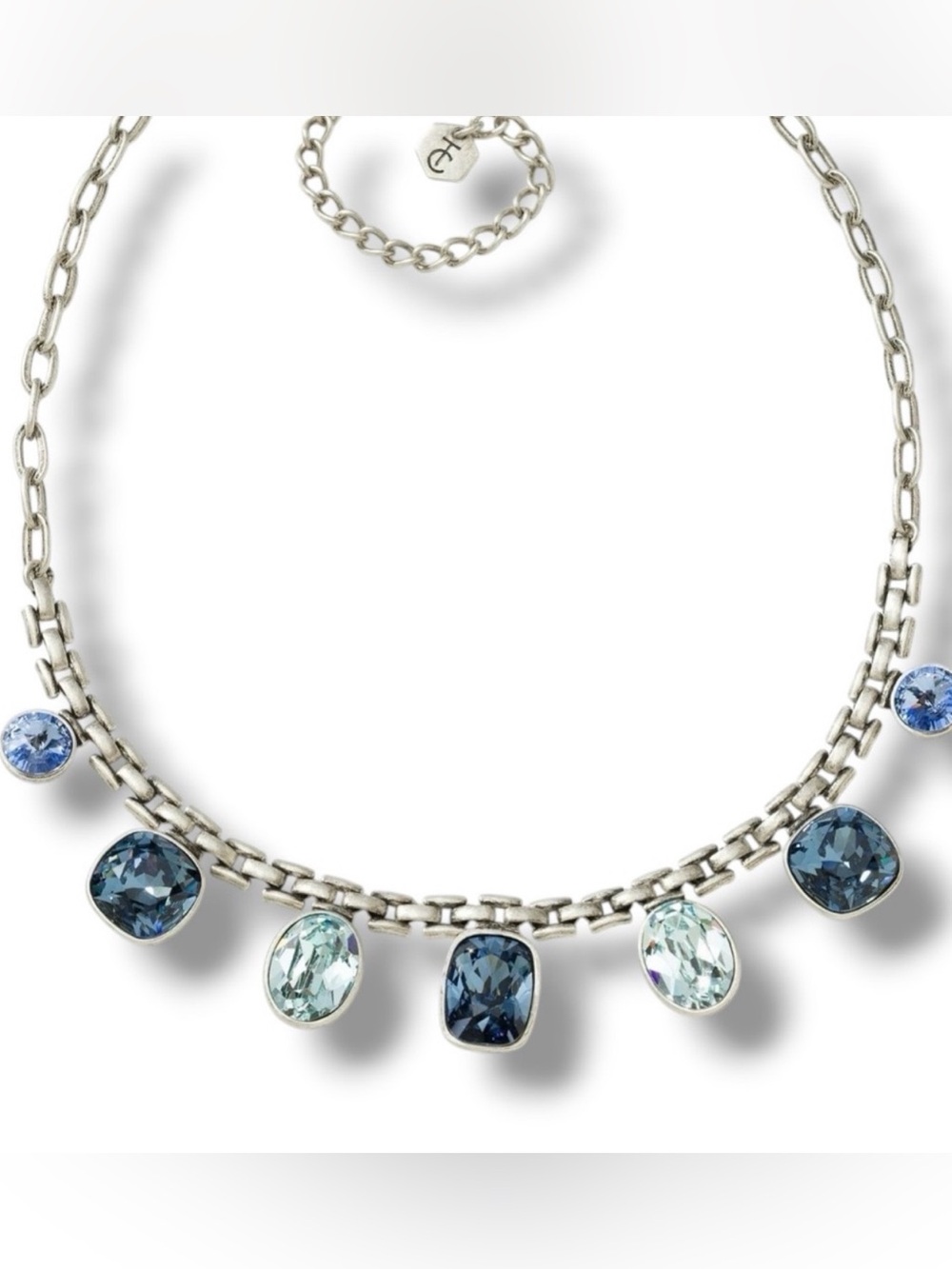 NWT Touchstone Crystal “Basketweave” Necklace, Retired
